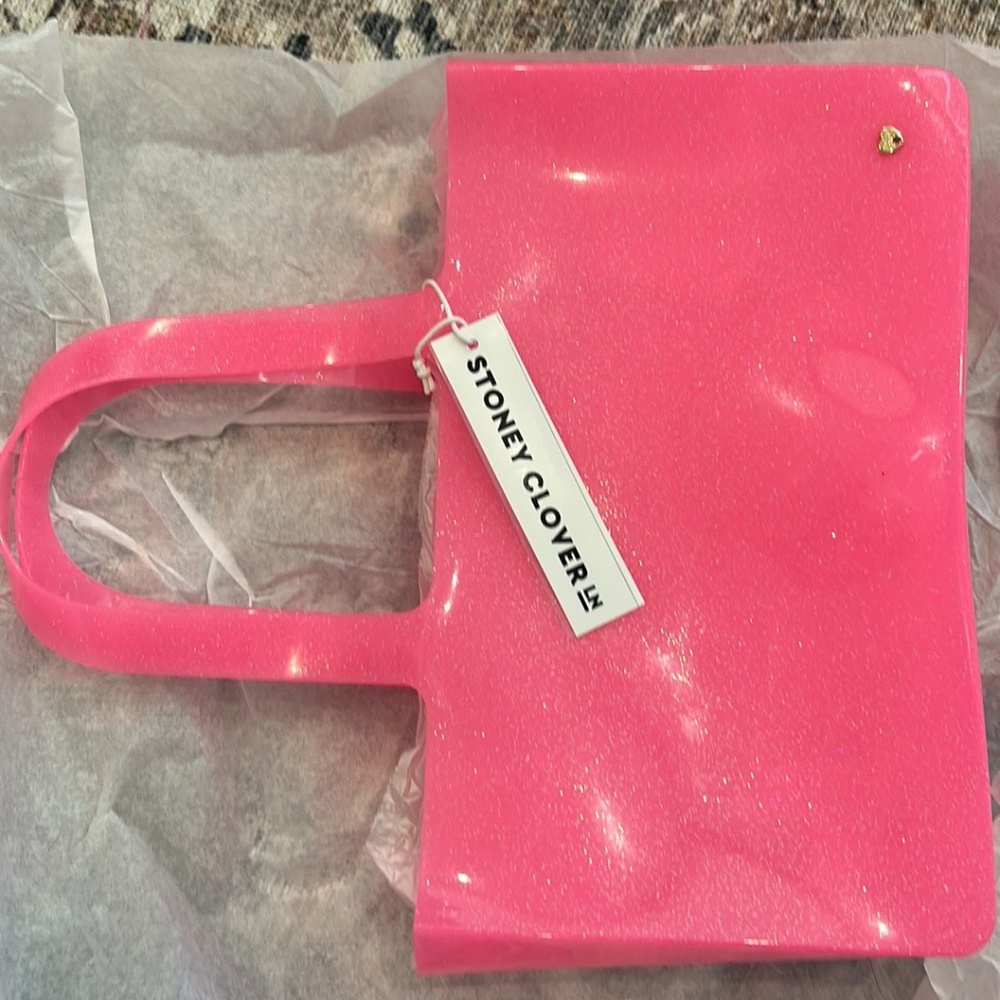 Stoney Clover Lane Jelly Tote bag- NWT Bubble Gum